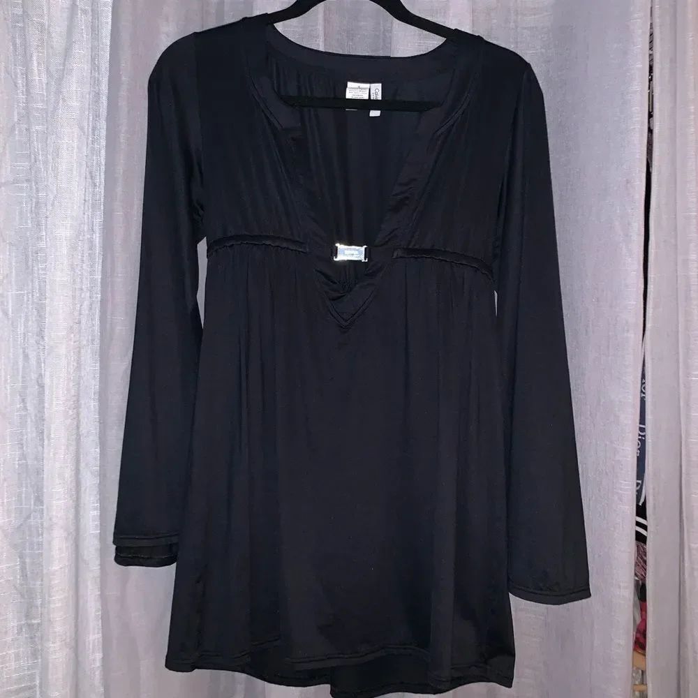Black Calvin Klein Swimwear Coverup